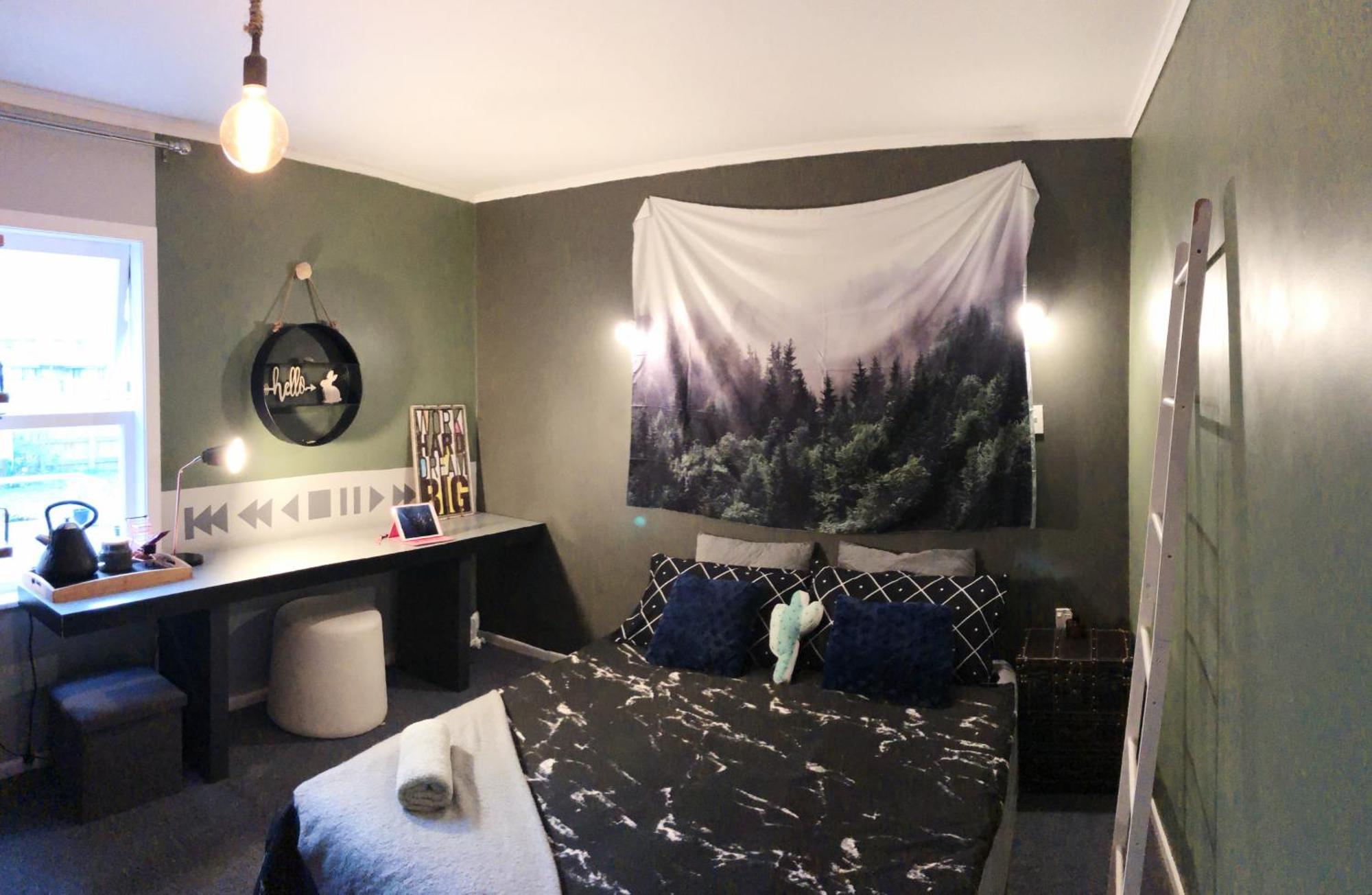Double Bed Guest Room Hamilton Exteriör bild